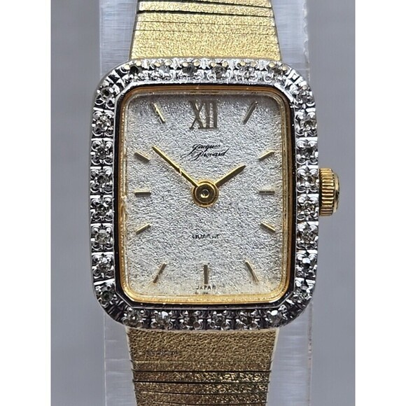 Jacques Prevard Nicolet Womens Vintage Quartz Diamond Bezel Watch New Battery main image 11